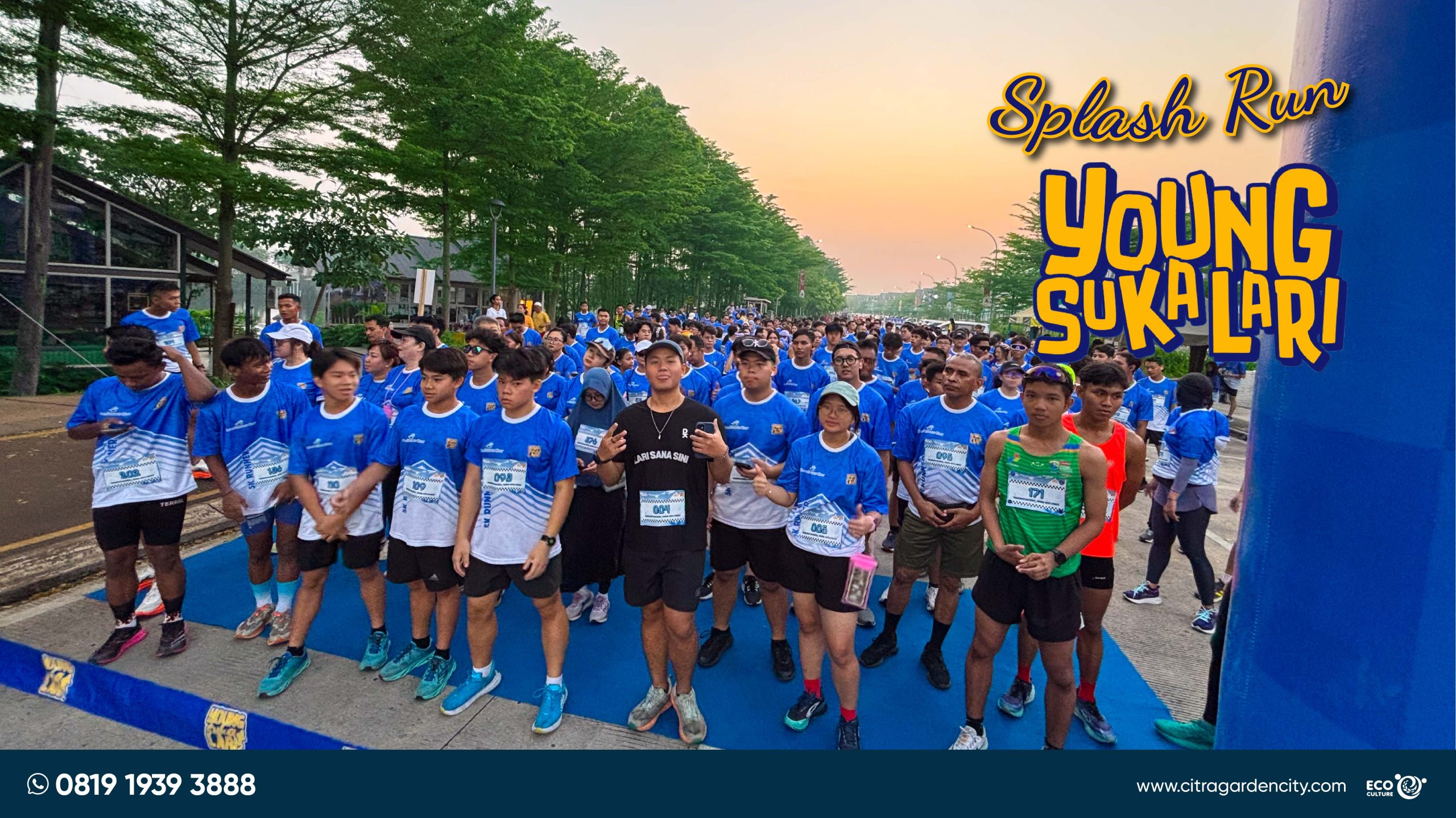 Splash Color Run: Young Suka Lari di Citra 8, CitraGarden City Jakarta