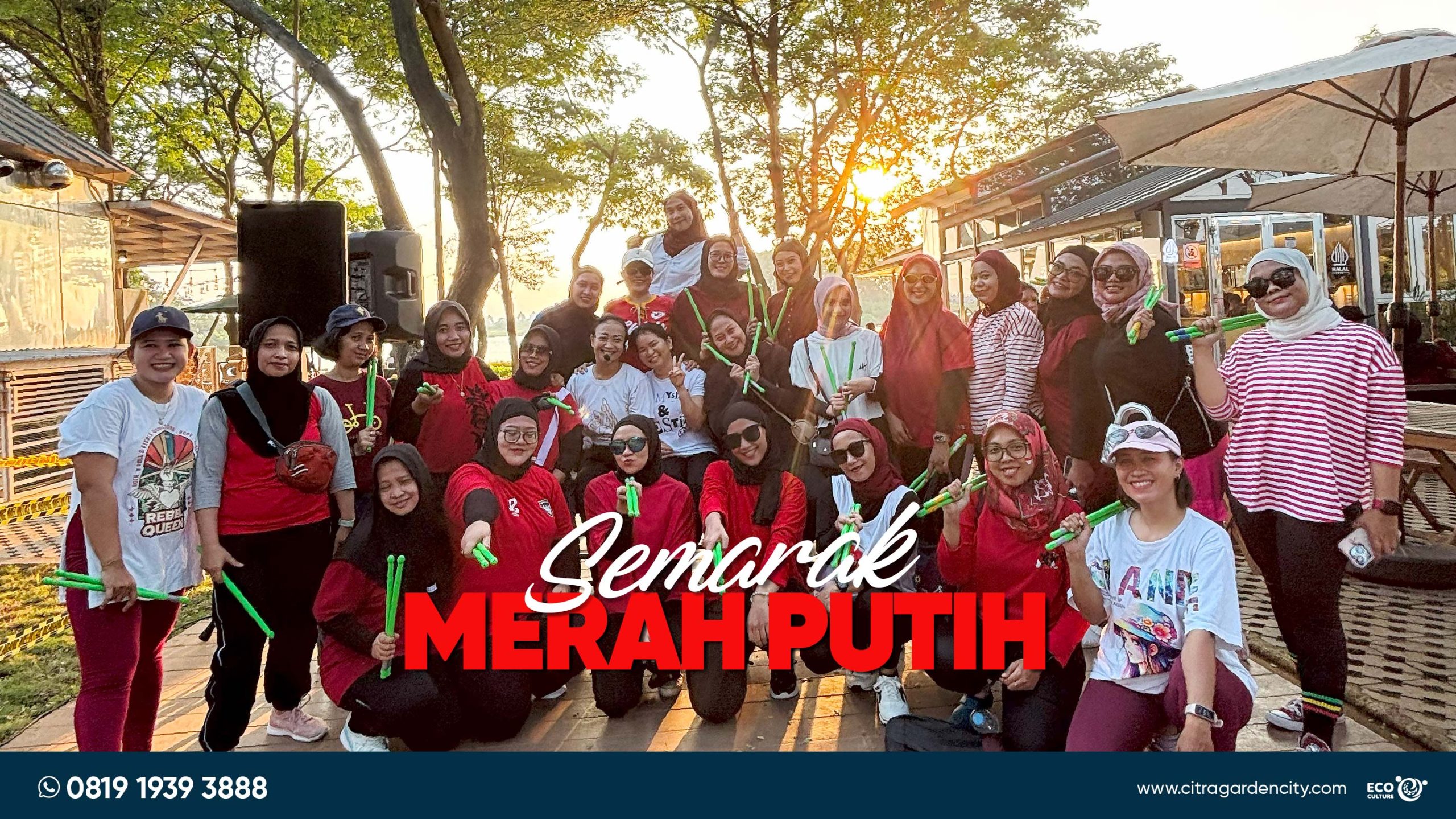 Semarak Merah Putih di Sunset Avenue Citra 8
