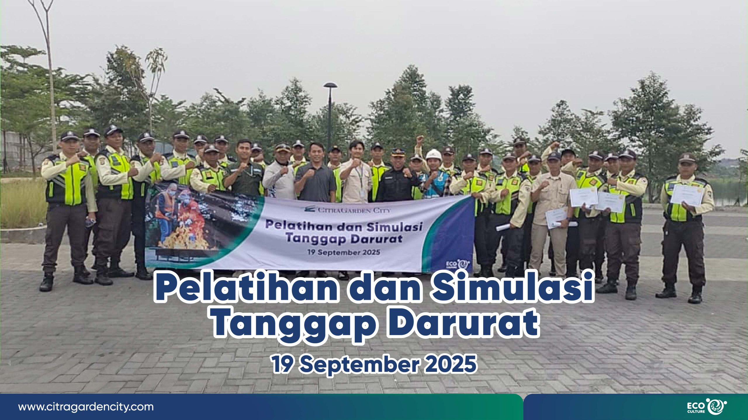 Simulasi dan Pelatihan Tanggap Darurat untuk Security CitraGarden City